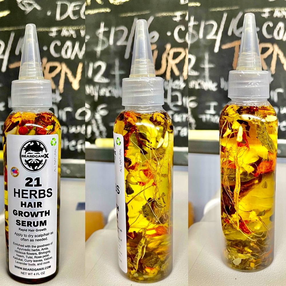 21 Herbs Organic Hair Growth Serum